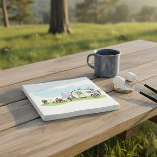 Vintage Style Camper Paper Napkins