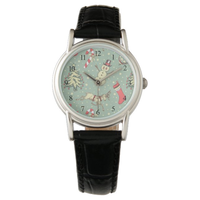 Vintage Style Christmas Watch (Front)