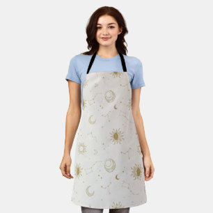 Vintage Style Constellation Pattern Apron