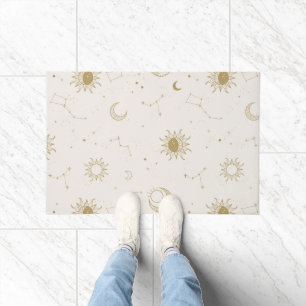 Vintage Style Constellation Pattern Doormat
