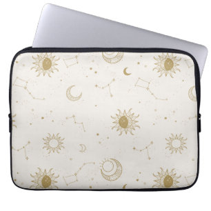Vintage Style Constellation Pattern Laptop Sleeve