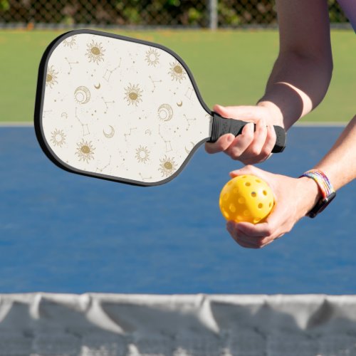 Vintage Style Constellation Pattern Pickleball Paddle