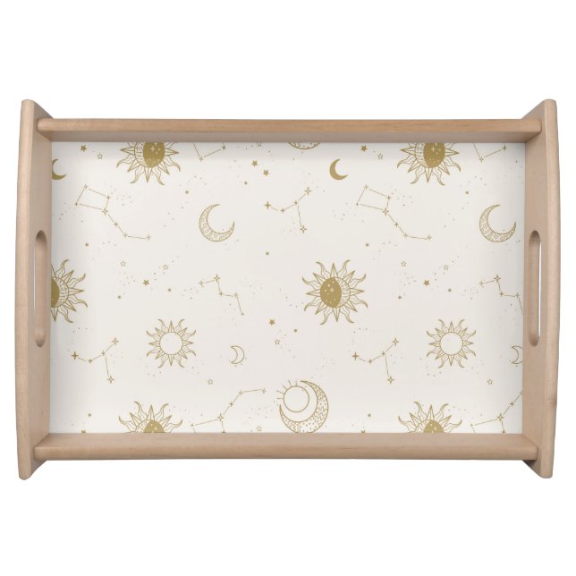 Vintage Style Constellation Pattern Serving Tray (Front)