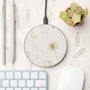 Vintage Style Constellation Pattern Wireless Charger