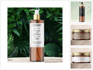 Vintage Style Cosmetics Packaging