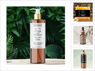 Vintage Style Cosmetics Packaging