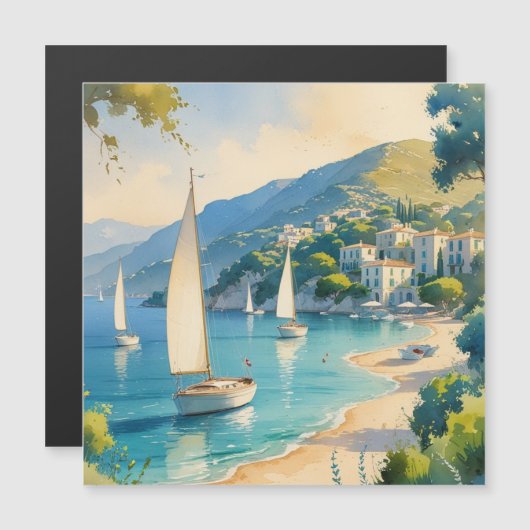 Vintage Style Cote D'Azur French Travel (Front/Back)