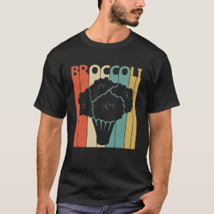 Vintage style Cute Broccoli Vegetable T-Shirt