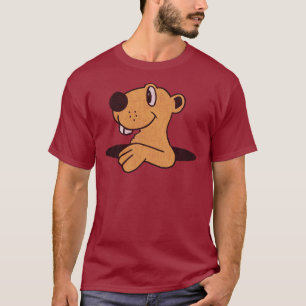 Vintage Style Distressed Gopher T-Shirt