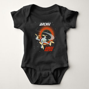 Vintage-style Drone Racing Baby Bodysuit