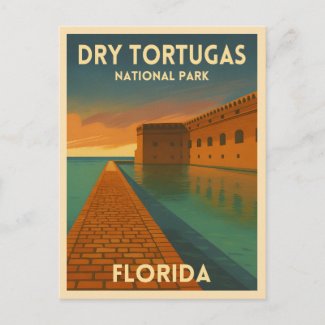 Vintage Style Dry Tortugas National Park Florida