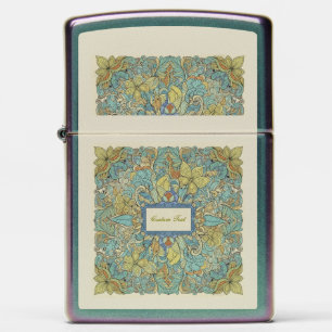 Vintage Style Earthy Doodle Art Zippo Lighter