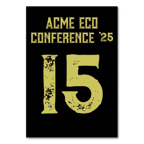 Vintage_Style Eco Conference  Table Number