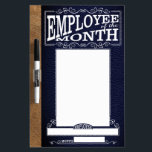 Vintage style employee of the month photo dry erase board<br><div class="desc">Fun and easy vintage style Employee of the Month dry erase board,  you can use a standard 4x6 photo in the "frame",  just write in your employee name and month,  the perfect way to quickly recognize your top performers.</div>
