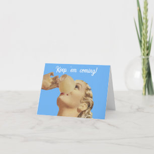 Vintage style Encouragement greeting card