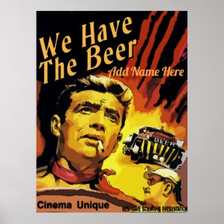 Vintage Style Fake Cinema, edit text Poster