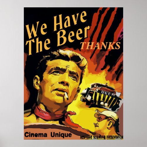 Vintage Style Fake Cinema edit text Poster