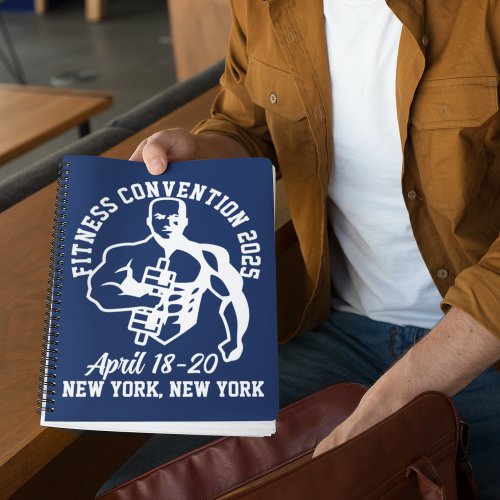 Vintage_Style Fitness Convention Notebook