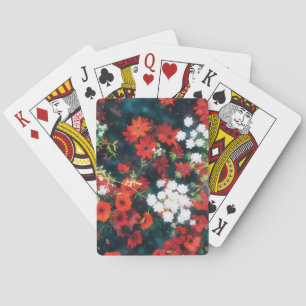 Vintage Style Floral Garden Pretty Playing Cards
