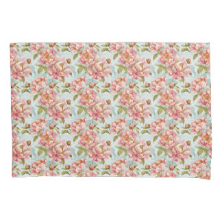 Vintage style floral pattern  pillow case