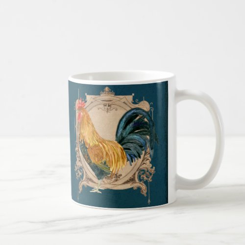 Vintage Style French Country Rustic Barn Rooster Coffee Mug