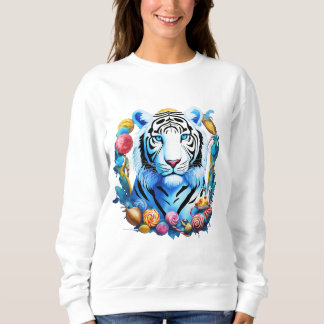 Vintage Style Graphic T-Shirt with Sweatshirt