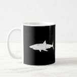 Vintage Style Great White Shark Hoodie Coffee Mug