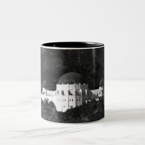 Vintage Style Griffith Observatory 3 Two_Tone Coffee Mug