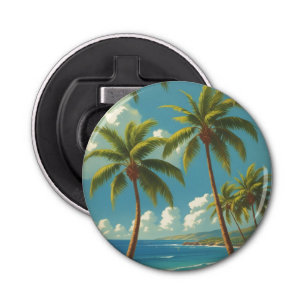 Vintage Style Hawaiian Travel Aloha From Hawaii Bottle Opener