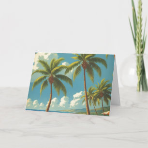 Vintage Style Hawaiian Travel Aloha From Hawaii Card