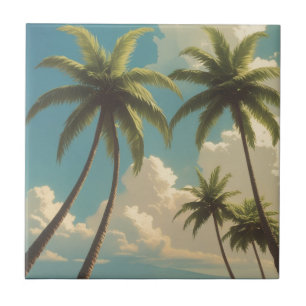Vintage Style Hawaiian Travel Aloha From Hawaii Ceramic Tile