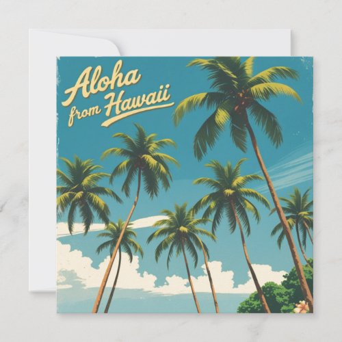 Vintage Style Hawaiian Travel Aloha From Hawaii