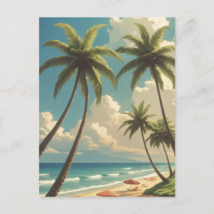 Vintage Style Hawaiian Travel Aloha From Hawaii Holiday Postcard