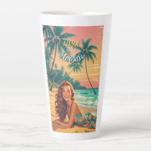 Vintage Style Hawaiian Travel Aloha from Hawaii