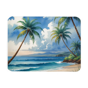 Vintage Style Hawaiian Travel Aloha From Hawaii Magnet