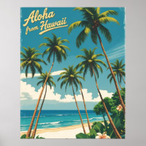 Vintage Style Hawaiian Travel Aloha From Hawaii