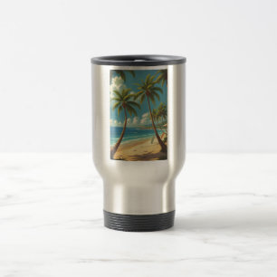 Vintage Style Hawaiian Travel Aloha From Hawaii Travel Mug