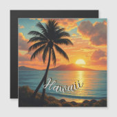 Vintage Style Hawaiian Travel Coast Sea Sunset (Front/Back)