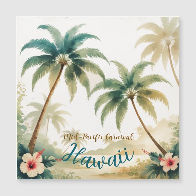 Vintage Style Hawaiian Travel Honolulu (Front)