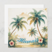 Vintage Style Hawaiian Travel Honolulu (Front/Back)