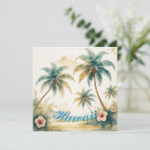 Vintage Style Hawaiian Travel Honolulu (Standing Front)