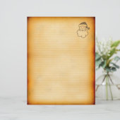Vintage Style Holiday Letterhead (Standing Front)
