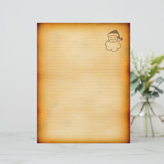 Vintage Style Holiday Letterhead (Standing Front)