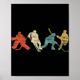 Vintage Style Ice Hockey  Poster
