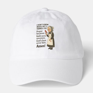 Vintage-style illustration of a sweet elderly hat