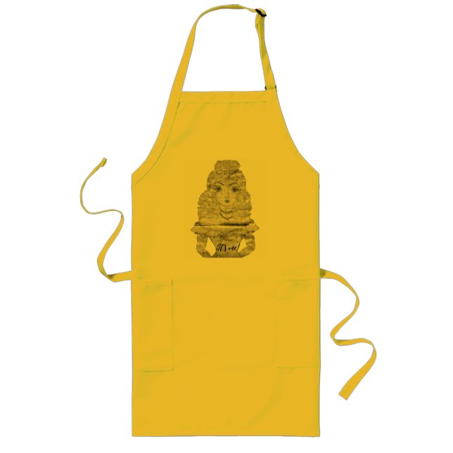Vintage-Style – "Inner Princess"   Long Apron (Front)
