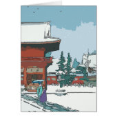 Vintage Style Japanese Snow Print (Front)