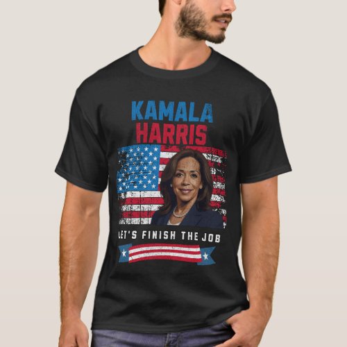 Vintage style Kamala Harris T_ shirt