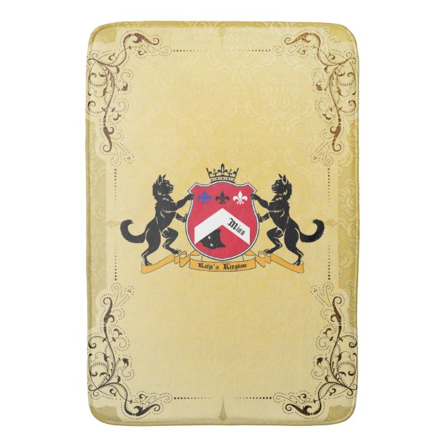 Vintage Style Kolja's Kingdom Bath Mat! Mat (Front Vertical)