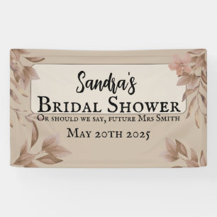 vintage style, leafe soft colors boho chic banner